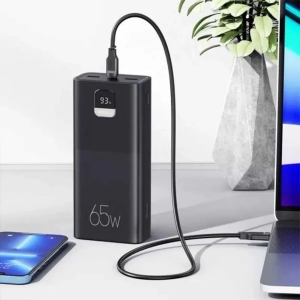 پاور بانک یوسامز USAMS مدل US-CD185 ظرفیت 30000 توان 65 وات با کابل
