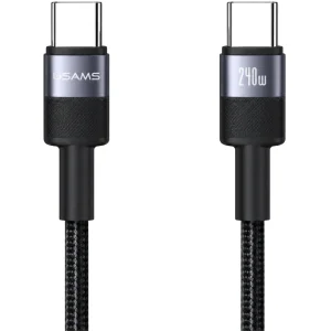کابل دوسر تایپ سی یوسامز USAMS مدل SJ727 توان 240 وات 1.2 متر