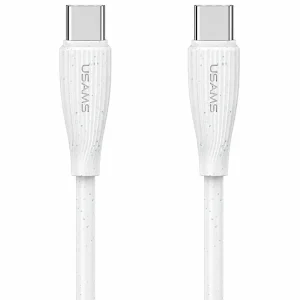 کابل شارژ دو سر تایپ سی  یوسامز USAMS مدل SJ716 توان 60 وات 1 متر