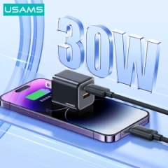 خرید کابل USB-C به لایتنینگ یوسامز US-SJ702