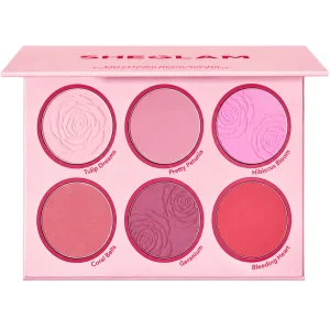 پالت رژگونه شیگلم SHEGLAM اصل مدل  Floral Flush blushing bouquet در 6 رنگ