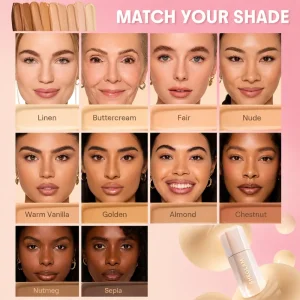 کانسیلر مایع شیگلم SHEGLAM اصل مدل Hideaway Full-Coverage فول کاور