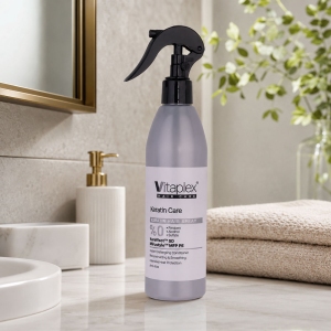 اسپری نرم کننده مو ویتاپلکس مدل KC04 فاقد سولفات مناسب موی کراتین شده 300ml