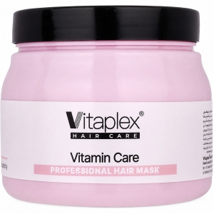 ماسک مو ویتامینه ویتاپلکس مدل Vitamin Care فاقد سولفات مناسب موی خشک و معمولی 500ml