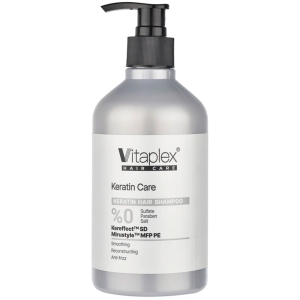 شامپو مو ویتاپلکس مدل KC01 مناسب موی کراتین شده 500ml ضد موخوره