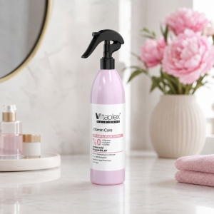 اسپری نرم کننده مو ویتاپلکس مدل Vitamin Care فاقد سولفات مناسب موی خشک و نرمال 300ml