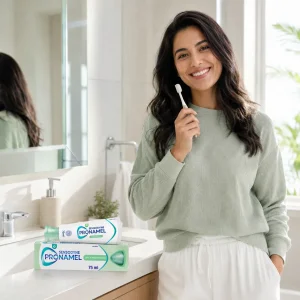 خمیر دندان سنسوداین Sensodyne مدل Pronamel حاوی فلوراید 75 میلی لیتر