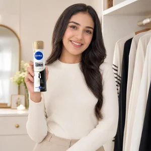 اسپری ضد تعریق زنانه نیوآ Nivea مدل Black & White Silky Smooth حجم 150ml