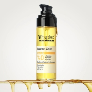 روغن مو آرگان ویتاپلکس مدل Routine Care مناسب موهای خشک حجم 50ml