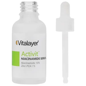 سرم نیاسینامید ویتالیر مدل Activit مناسب پوست چرب، مختلط و مستعد جوش حجم 30ml
