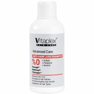 شامپو تقویت کننده و ضد ریزش ویتاپلکس مدل Advanced Care فاقد سولفات 250ml