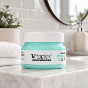 ماسک اسکراب ضدشوره ویتاپلکس مدل Scalp Care تنظیم کننده چربی 295 گرم
