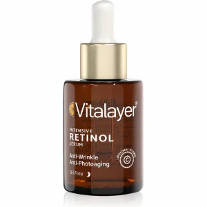 سرم قطره چکانی رتینول 0.5% ویتالیر مدل Intensive Retinol ضدچروک 30ml