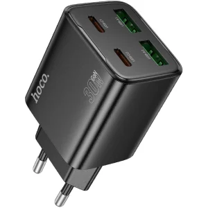 شارژر دیواری هوکو HOCO مدل N56 چهار پورت 30 وات