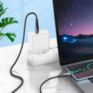 کابل تایپ سی هوکو HOCO مدل U133 جریان 3 آمپر 1.2 متر