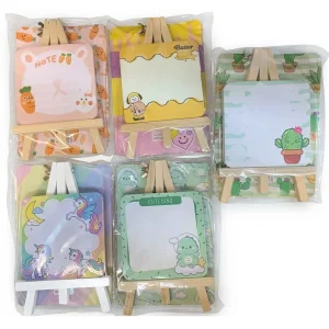 بوم یادداشت رومیزی فانتزی طرح کارتونی مدل Mini Easel