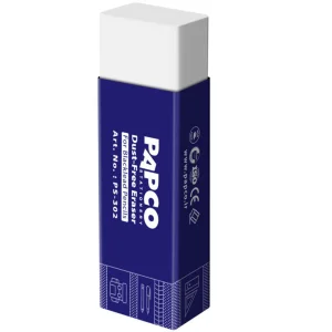 پاک کن سایز بزرگ سفید پاپکو PAPCO PS-302 طول 6 سانتی متر