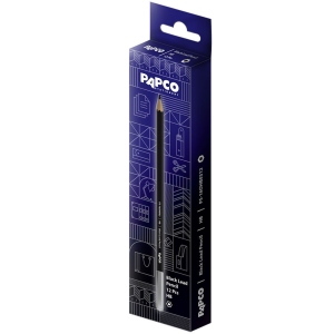 مداد مشکی HB پاپکو Papco مدل PS-160HB بسته ۱۲ عددی