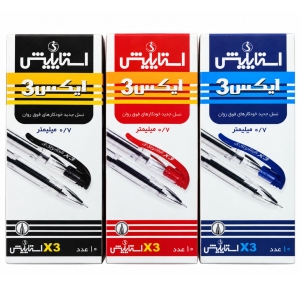 خودکار استایلیش Stylish مدل X3 بسته 10 عددی