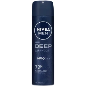 اسپری ضد تعریق مردانه نیوآ NIVEA مدل DEEP Darkwood ماندگاری 72 ساعته 150ml