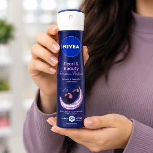 اسپری ضد تعریق زنانه نیوآ NIVEA مدل Pearl & Beauty ماندگاری 72 ساعته 150ml