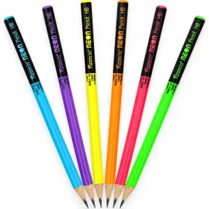 مداد مشکی HB تیزو Tizo مدل Neon مثلثی  پک 12 عددی