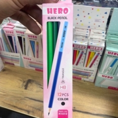 خرید مداد مشکی هیرو HERO مدل H1010 بسته 12 عددی