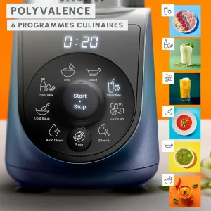مخلوط کن مولینکس Moulinex مدل Blend Up با 8 برنامه 1000 وات