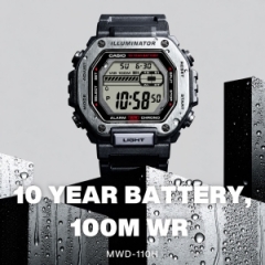 قیمت ساعت دیجیتال کاسیو Casio مدل MWD-110H-1A ضد آب