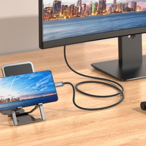 کابل تبدیل تایپ سی به HDMI هوکو Hoco مدل UA27 وضوح 4K طول 2 متر