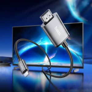 کابل تبدیل لایتنینگ به HDMI هوکو Hoco مدل UA27 طول 2 متر