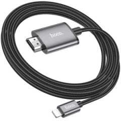 خرید کابل تبدیل لایتنینگ به HDMI هوکو Hoco مدل UA27 طول 2 متر