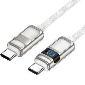 کابل تایپ سی به تایپ سی هوکو Hoco مدل U137 توان 60 وات 1.2 متر