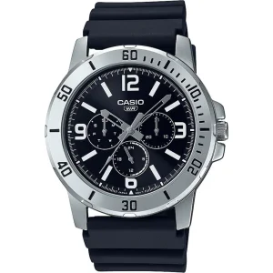 ساعت مچی مردانه کاسیو Casio مدل MTP-VD300-1BUDF بند رزینی