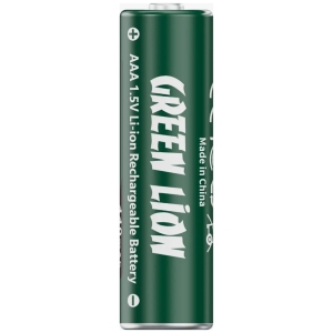 شارژر باتری نیم قلمی گرین لاین Green Lion مدل GRB-12 همراه 8 باتری AAA