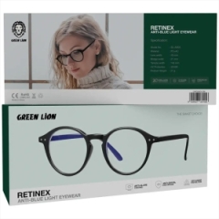 قیمت عینک فیلتر نور آبی گرین لاین Green Lion مدل GNRTABGLSBK