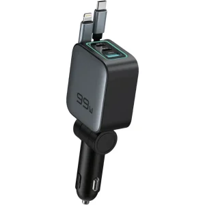 شارژر فندکی گرین لاین Green Lion مدل GNRT99WCHRGY توان 99 وات