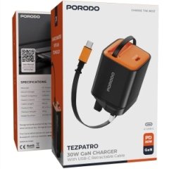 قیمت شارژر دیواری پورودو Porodo مدل PDFWCH103 توان 30 وات