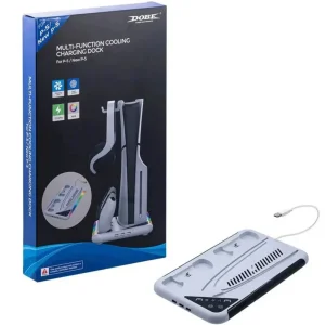 پایه شارژر چند منظوره پلی استیشن 5 دابی DOBE مدل TP5-3557 سازگار با PS5 و PS5 Slim