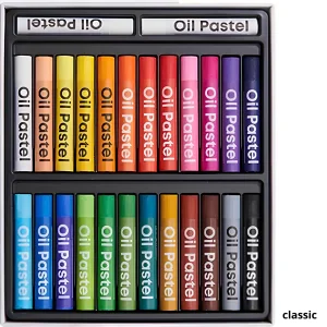 پاستل روغنی کاکو KACO مدل KALOR Oil Pastels بسته 24 رنگ