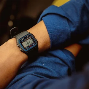 ساعت مچی دیجیتال کاسیو Casio مدل F-91W-1DG یونیسکس با بند رزینی اسپرت