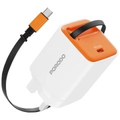 شارژر دیواری پورودو Porodo مدل PDFWCH103 توان 30 وات / لطفا رنگبندی سفید اضافه شود.