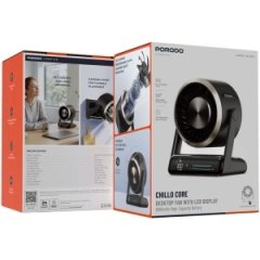 قیمت پنکه رومیزی پورودو Porodo مدل PDLFSTZH37BK با نمایشگر LED