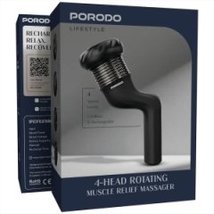 قیمت ماساژور دستی چرخشی پورودو Porodo مدل PDLFSTHX102BK چهار سر