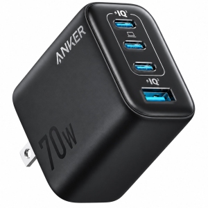 شارژر دیواری 70 وات انکر Anker مدل A121C چهار پورت