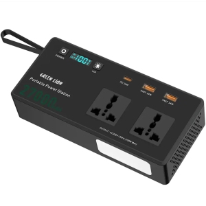 پاور بانک و پاور استیشن گرین لاین مدل GNVTMTE27PBBK ظرفیت 27000 میلی آمپر ساعت
