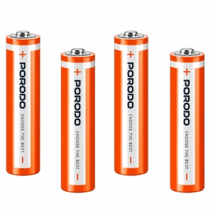 باتری نیم قلمی قابل شارژ پورودو Porodo مدل PDAAA8RB بسته 4 عددی