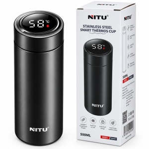 فلاسک دیجیتال نیتو NITU مدل NZ01 با نمایشگر دما ظرفیت 500ml