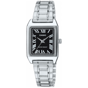 ساعت مچی زنانه کاسیو Casio مدل LTP-V007D-1BUDF با بند استیل و صفحه مشکی