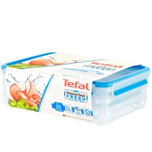ظرف نگهدارنده غذا تفال Tefal مستر سیل K3023312 سه طبقه 1 لیتری